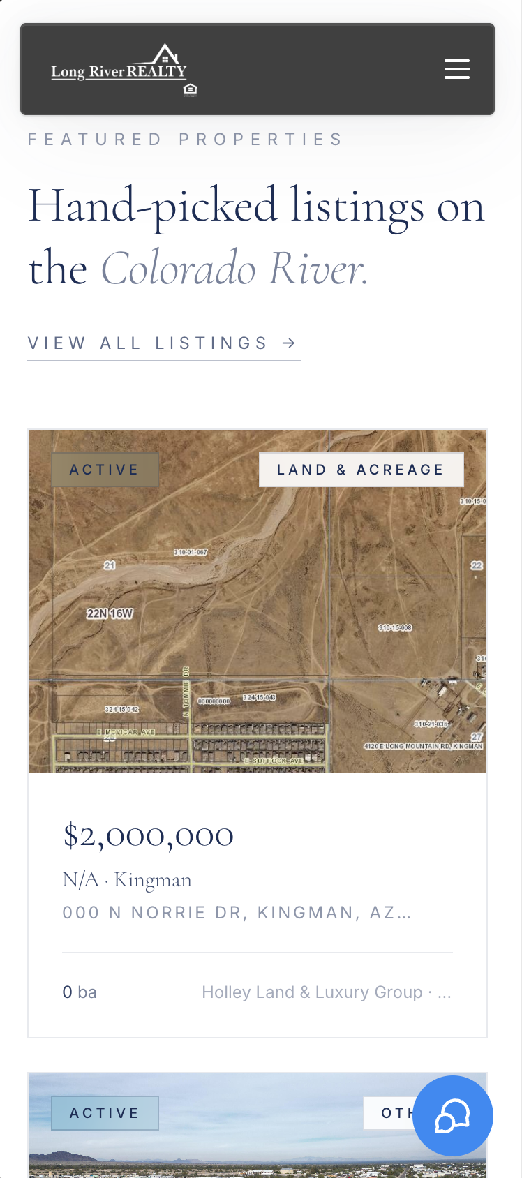 IDX featured listings on mobile